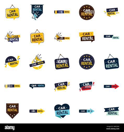 Car Rental 25 Professional vector designs for your rental campaigns