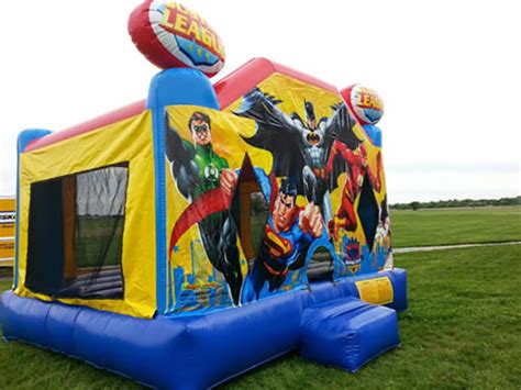 Justice League Bounce House Inflatable Rentals In Montgomery And Surrounding Areas