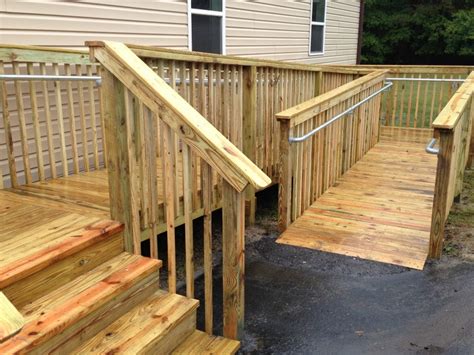 Whether its used for landscaping, outside storage or a second outdoor living area, be sure to put it to good use! How to Add ADA Railing to a Wooden Access Ramp