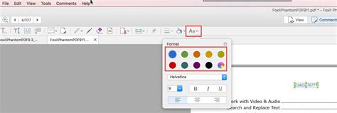 How to change the Font color of the Typewriter? – Help Center | Foxit