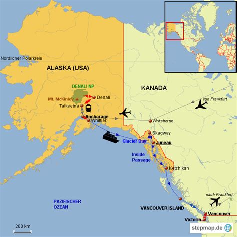 Ternopil ukraina, atrašanās vieta tādiem objektiem kā tirdzniecības centrs, dzelzceļš un slimnīca. StepMap - Alaska 2010 - Landkarte für Nordamerika