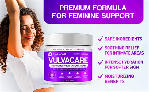 Amazon Pharmapulse Organic Vaginal Moisturizer Vulva Balm Cream Intimate Skin Care