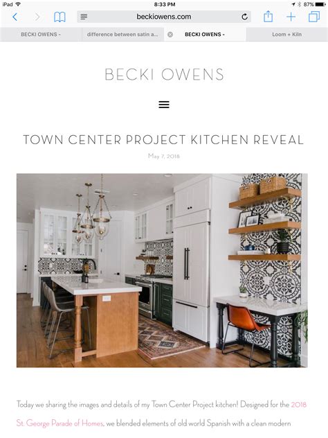 Maybe you would like to learn more about one of these? Walls-eggshell ;cabinets-satin | Home decor, Home, Parade ...