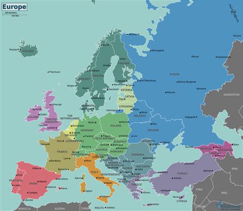Western Europe Destination Maps