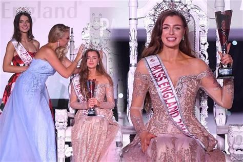 At The Grand Finale Of Miss England 2018 Held On 4th September 2018 At Kelham Hall Alisha Cowie
