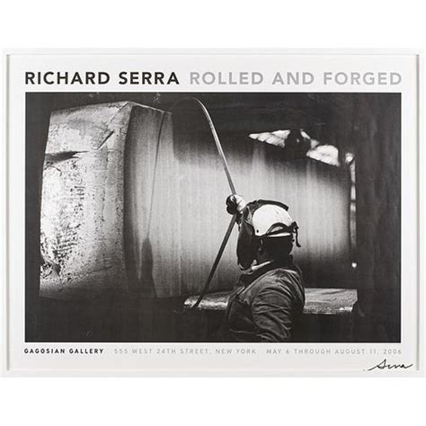 Richard Serra American B 1938 Sold At Auction On 27th August