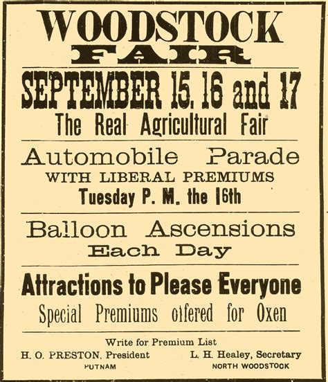 Woodstock Connecticut Fair | New England Aviation History