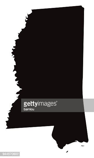 Detailed Map Of Mississippi State High Res Vector Graphic Getty Images
