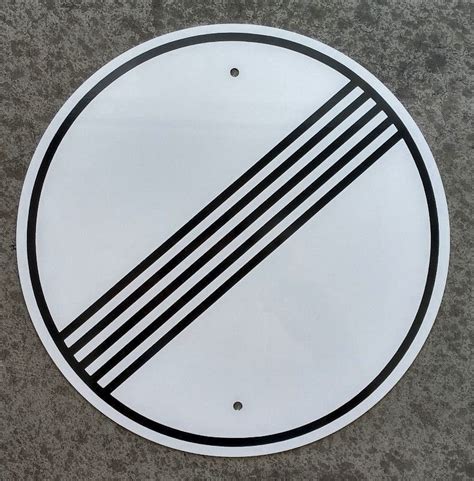 Full Size Autobahn “no Speed Limit” Sign Autobahn Signs