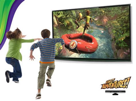 Descubre el ranking de juegos para xbox 360. Niños jugando a Kinect River Rush de Xbox 360 - gameflip.eu