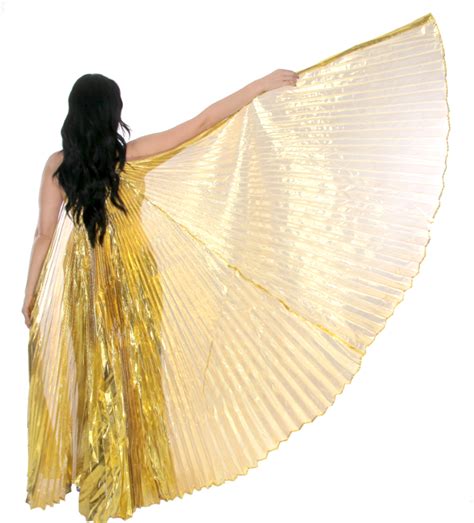 Isis Wings Belly Dance Costume Prop Gold