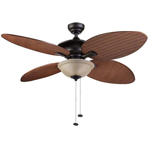 Measures 52 x 52 x 11.3 inch. Honeywell Sunset Key Outdoor & Indoor Ceiling Fan, Bronze ...