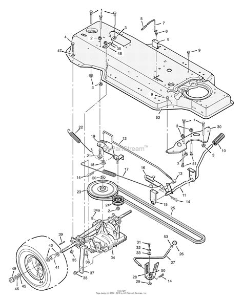 Murray 38602x70j Lawn Tractor 1996 Parts Diagram For Motion Drive
