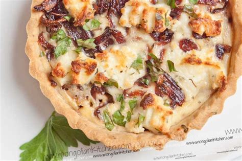Caramelised Onion And Goats Cheese Tart Recipe Goats Cheese Tart