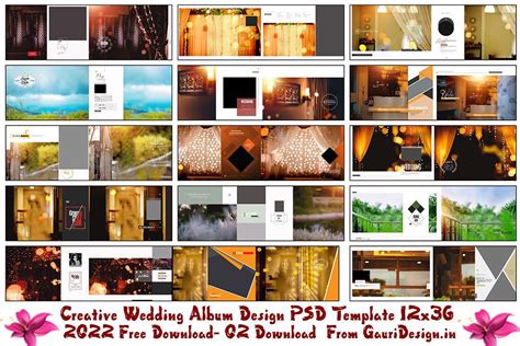 Creative Wedding Album Design Psd Template 12x36 2022 Free Download 02