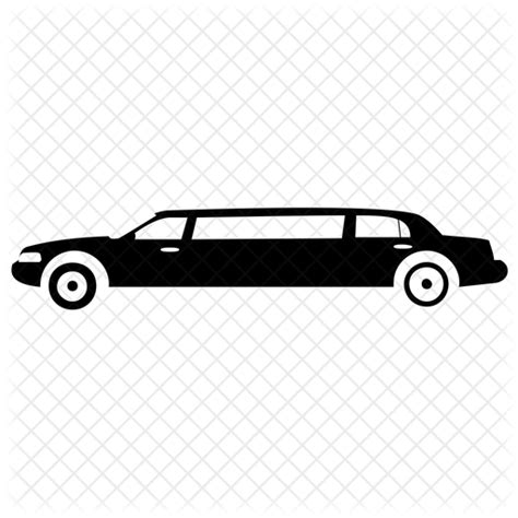 Limousine Icon Download In Glyph Style