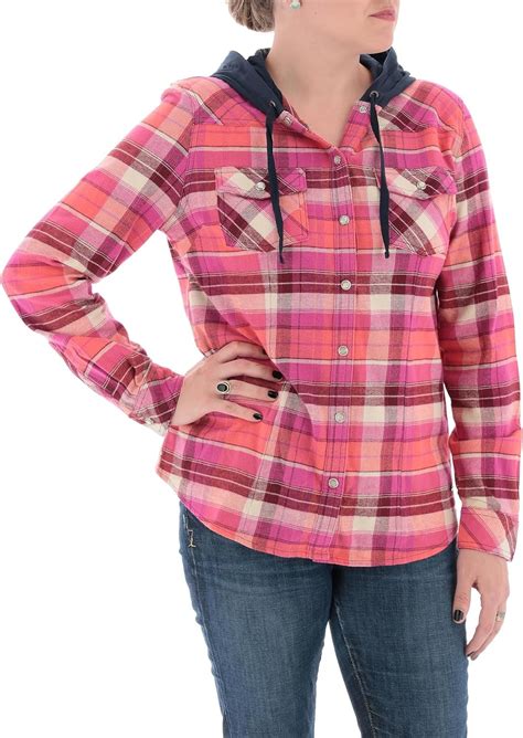 Legendary Whitetails Womens Lumber Jane Hooded Flannel Shirt