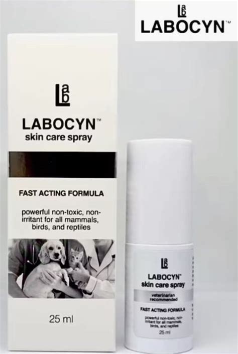 Labocyn Skin Care Spray 25 Ml สเปรย์ทำความสะอาดและดูแลผิวหนังสำหรับวัต