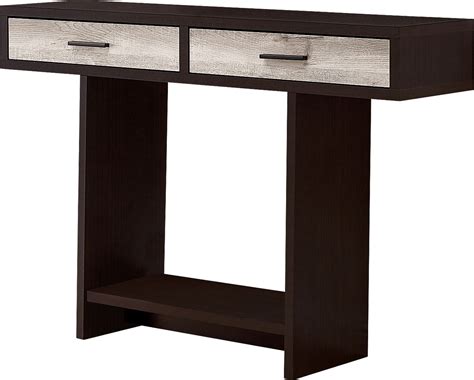 Eatherly Cappuccino Dark Wood Sofa Table Rooms To Go