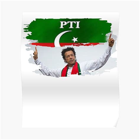 Imran Khan Pakistan Pti Poster For Sale By Nabiljamal Redbubble