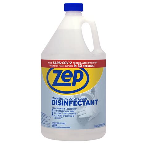 Zep Commercial Quick Clean Disinfectant 128 Fl Oz All Purpose Cleaner