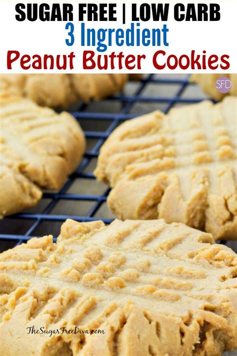 If you're searching for a cookie recipe to bake for an upcoming party to impress all of your guests, this is the. EASY! And Good! Sugar Free and Low Carb 3 Ingredient Pe ...