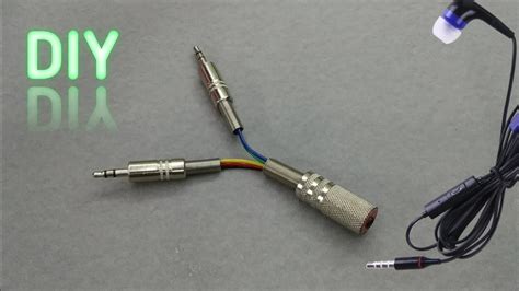 How To Make Headphone Audio Splitter Headphone In Audio And Mic Out