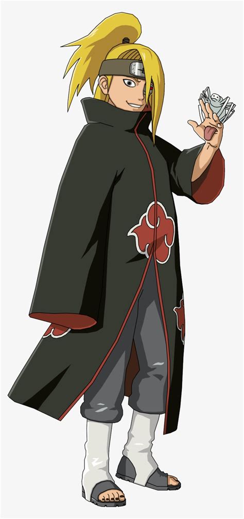 Akatsuki Deidara Transparent Png 769x1666 Free Download On Nicepng