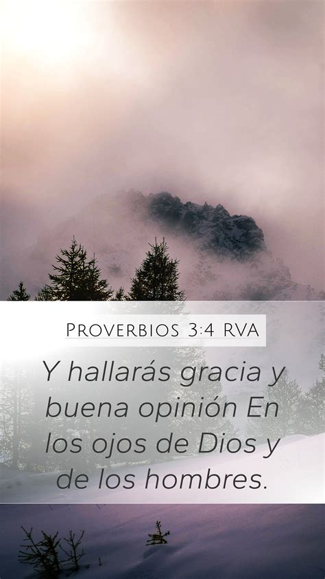 Proverbios 3 4 RVA Mobile Phone Wallpaper Y hallarás gracia y buena