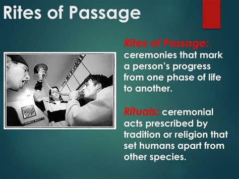 Ppt Rites Of Passage Powerpoint Presentation Free Download Id6367956
