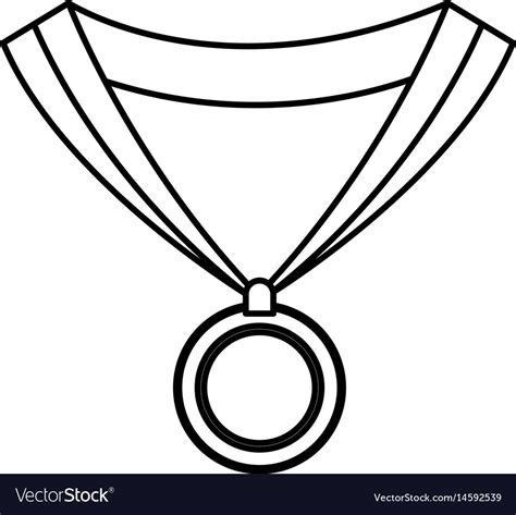 Medal Clipart Black And White
