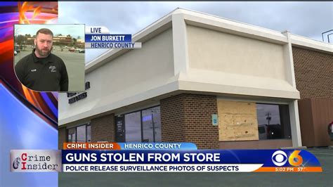 Photos show suspects wanted for stealing guns from Henrico gun shop