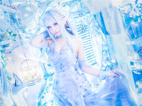 綺世あやり【blk Liliy】🥀💉 On Twitter Reゼロから始める異世界生活 エミリア Crystal Dress Ver 「氷結の魔女」