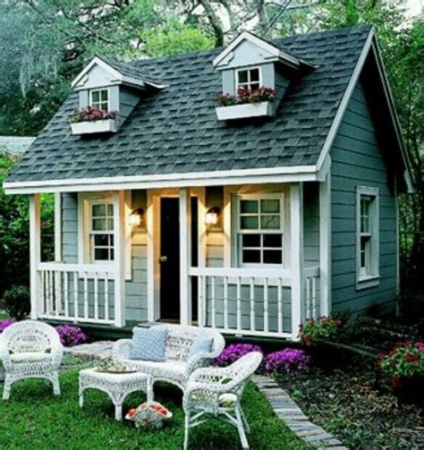 Pin By Shash On Dream Cabins Backyard Playhouse Play Houses Shed