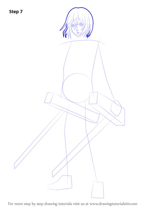 Learn How to Draw Mikasa Ackerman from Attack on Titan (Attack on Titan