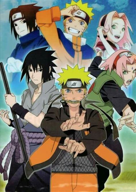Team 7 Naruto Sasuke Sakura Naruto Vs Sasuke Naruto Shippuden Anime