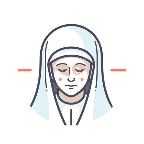 白い背景に修道女アイコン アイコン ベクターイラスト画像とpngフリー素材透過の無料ダウンロード Pngtree