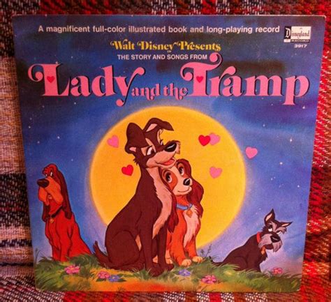 Lady And The Tramp Disneyland Records Lp And Storybook Vinyl Etsy