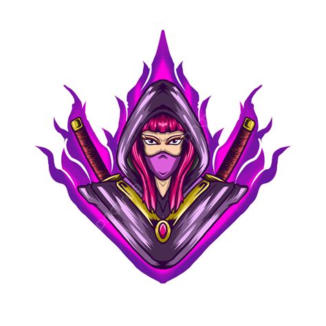 Ninja Gaming Logo Png Transparent Assassin Ninja Female Game Logo