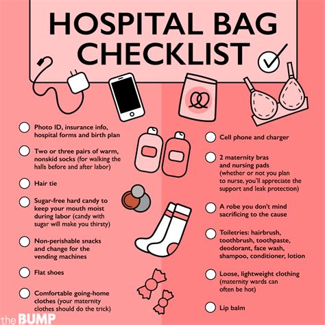 Realistic Hospital Bag Checklist Warsbasta