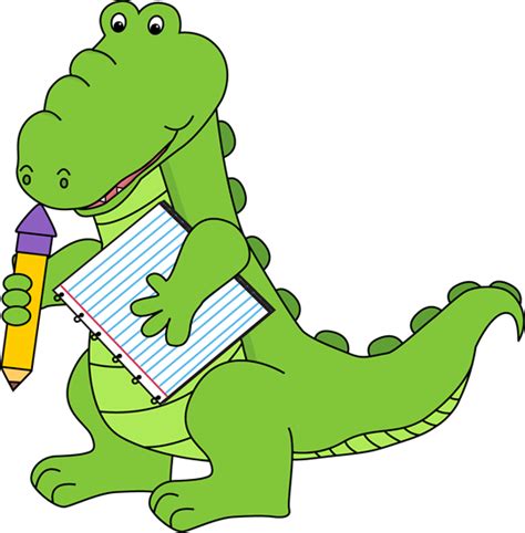School Alligator Alligator Image 1st Grade Activities Clip Art