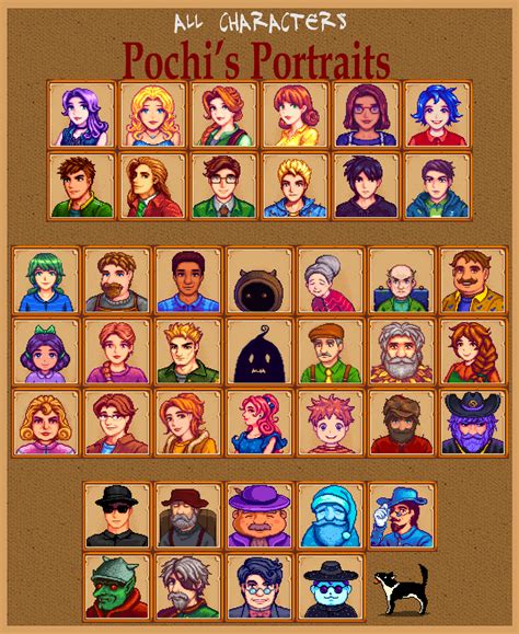 Welcome to our stardew valley gift guide. Pochi's portraits mod at Stardew Valley Nexus - Mods and ...