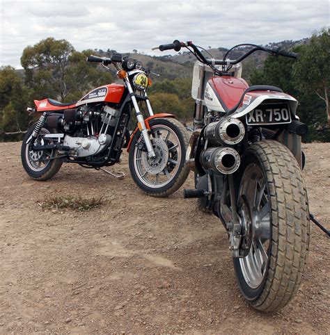 These were the popular disciplines of the time and harley built special bikes for their riders to race and looked after those racers that had the talent to win. Custom: Harley XR 1000 & XR 750 Flat Tracker - Bike Review