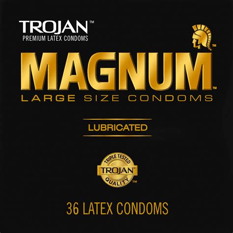 Preservativos Trojan Magnum De Gran Tamaño Para Mayorb0083hlpla