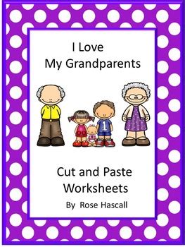 Family,Cut and Paste Activities,Grandparents,Special Education,Preschool
