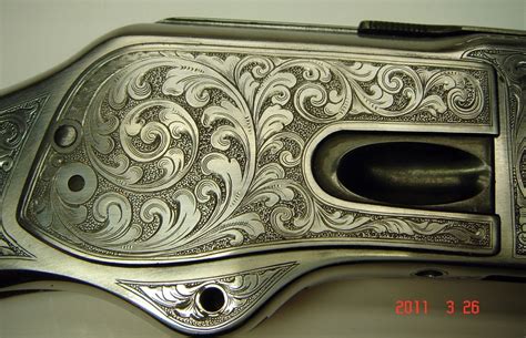 Hand Engraving Winchester | Hand engraving, Engraving, Metal engraving