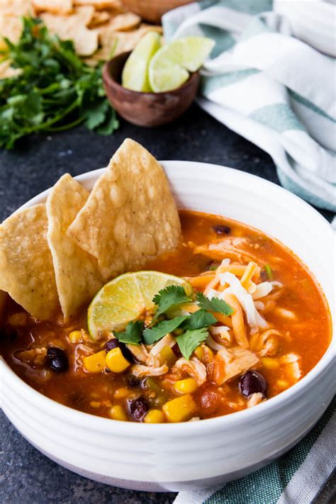 Press poultry or manual setting and adjust the timer to 12 minutes. Instant Pot Chicken Taco Soup - Easy Peasy Meals