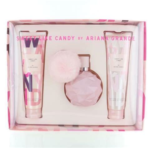 Set Ariana Grande Sweet Like Candy 3pzs 100ml Edp Spray Body Souffle