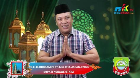 Pada senin, 25 januari 2021 dprd butur telah melakukan rapat paripurna dan memutuskan bupati terpilih muh. Ucapan Idul Fitri Bupati Konawe Utara - DR. Ir. H ...