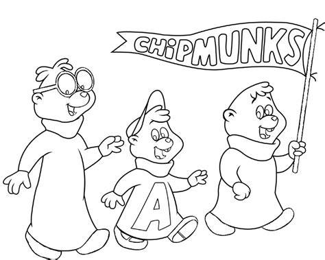Hello kitty coloring pages ]. Alvin And The Chipmunks Printable Coloring Pages ...
